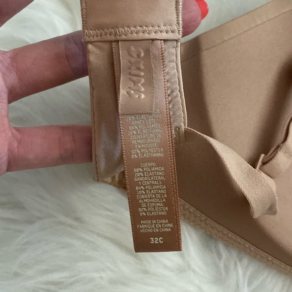 NEW SKIMS Wireless Form T-Shirt Demi Bra Wire-free Tshirt, Nude Clay Size 32C - Picture 9 of 14